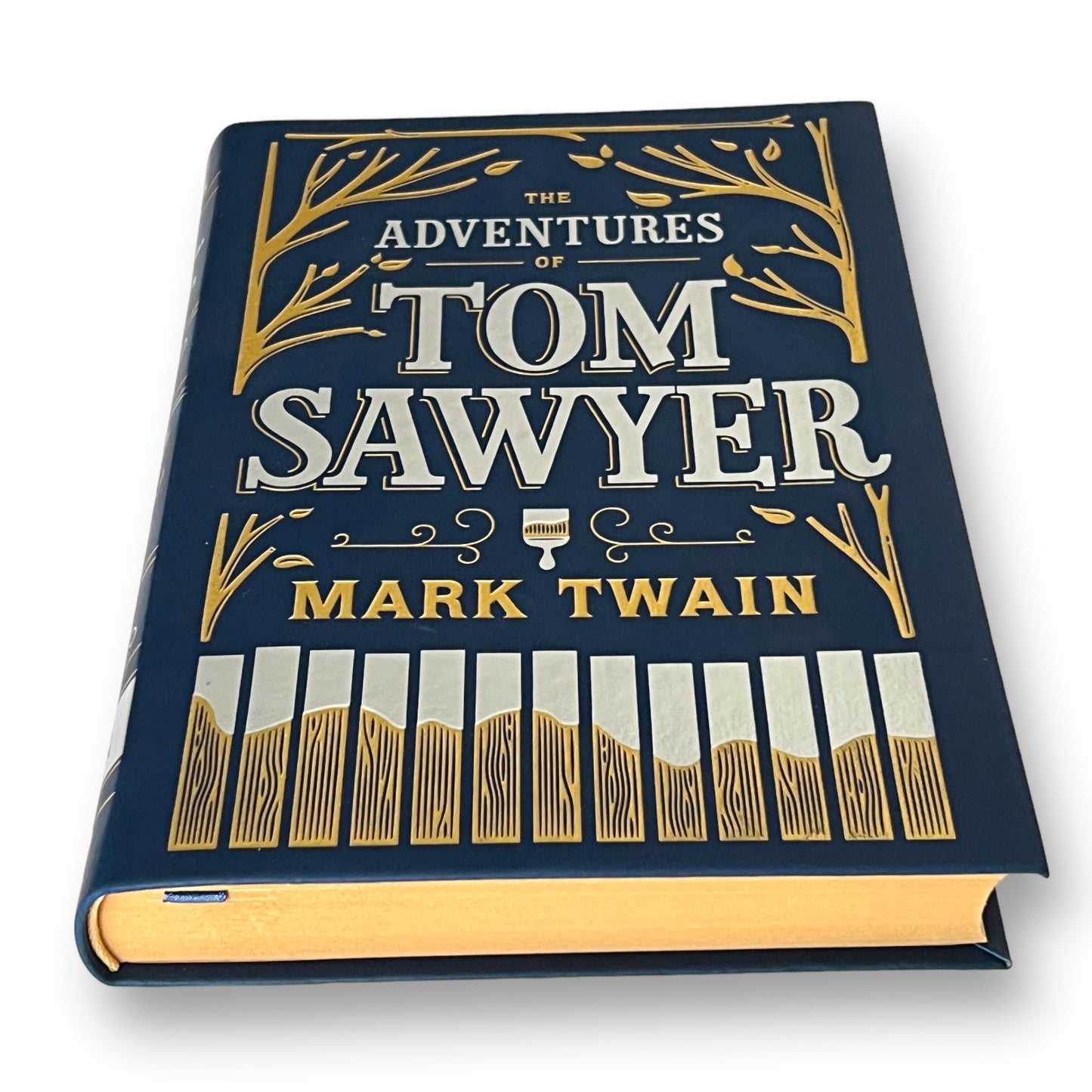 The Adventures Of Tom Sawyer by Mark Twain - Collectible Deluxe Flexi Bound Faux Leather Cover Edition