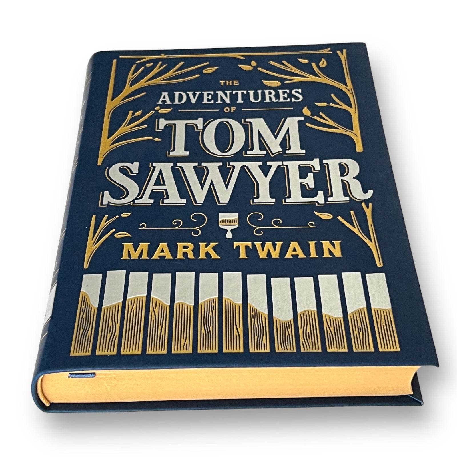 The Adventures Of Tom Sawyer by Mark Twain - Collectible Flexi Bound Faux Leather Cover