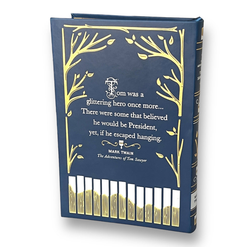The Adventures Of Tom Sawyer by Mark Twain - Collectible Flexi Bound Faux Leather Cover