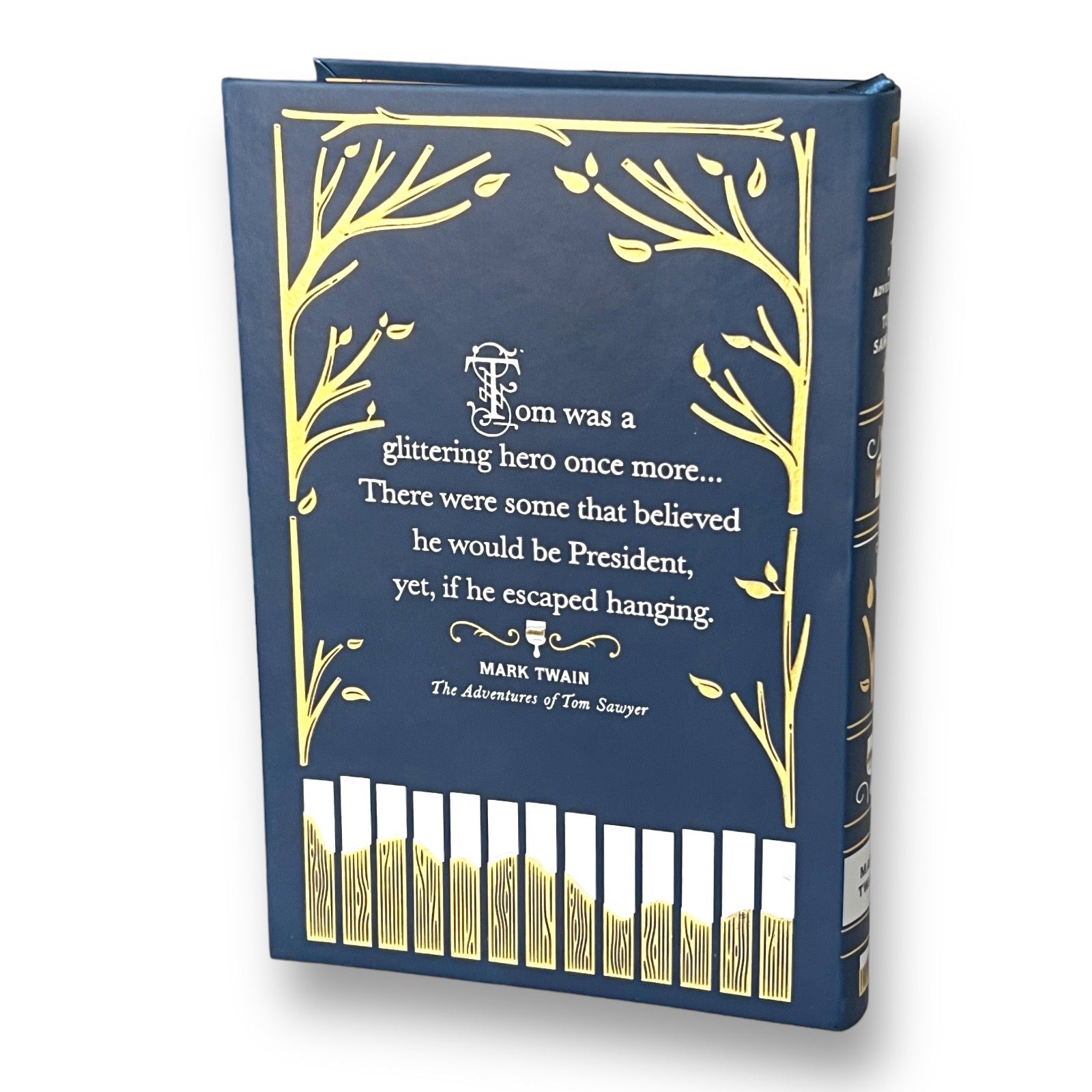 The Adventures Of Tom Sawyer by Mark Twain - Collectible Flexi Bound Faux Leather Cover