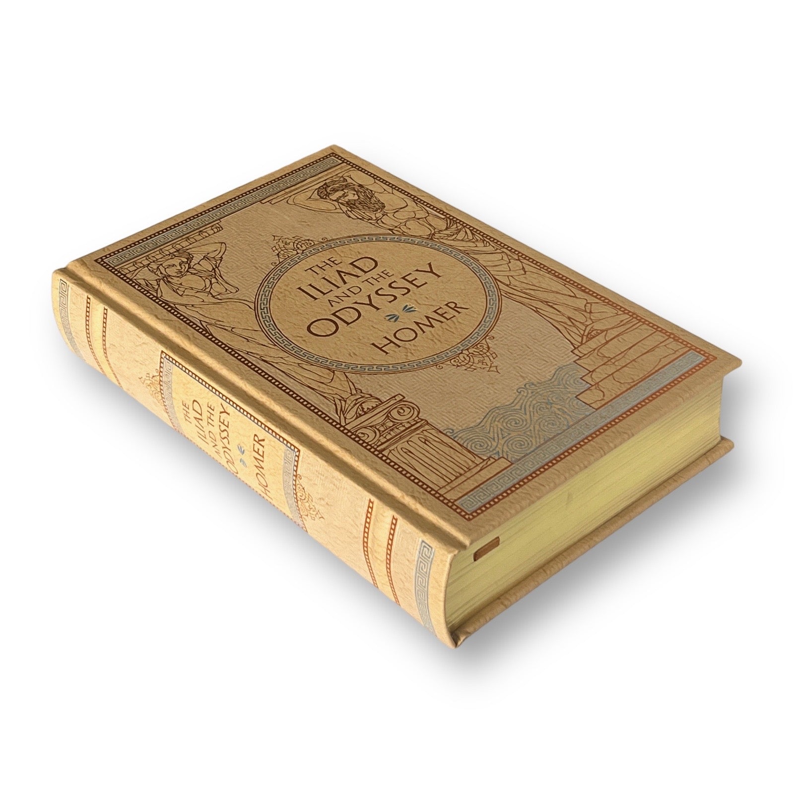 The Iliad & The Odyssey by Homer - Collectible Leather Bound Hardcover