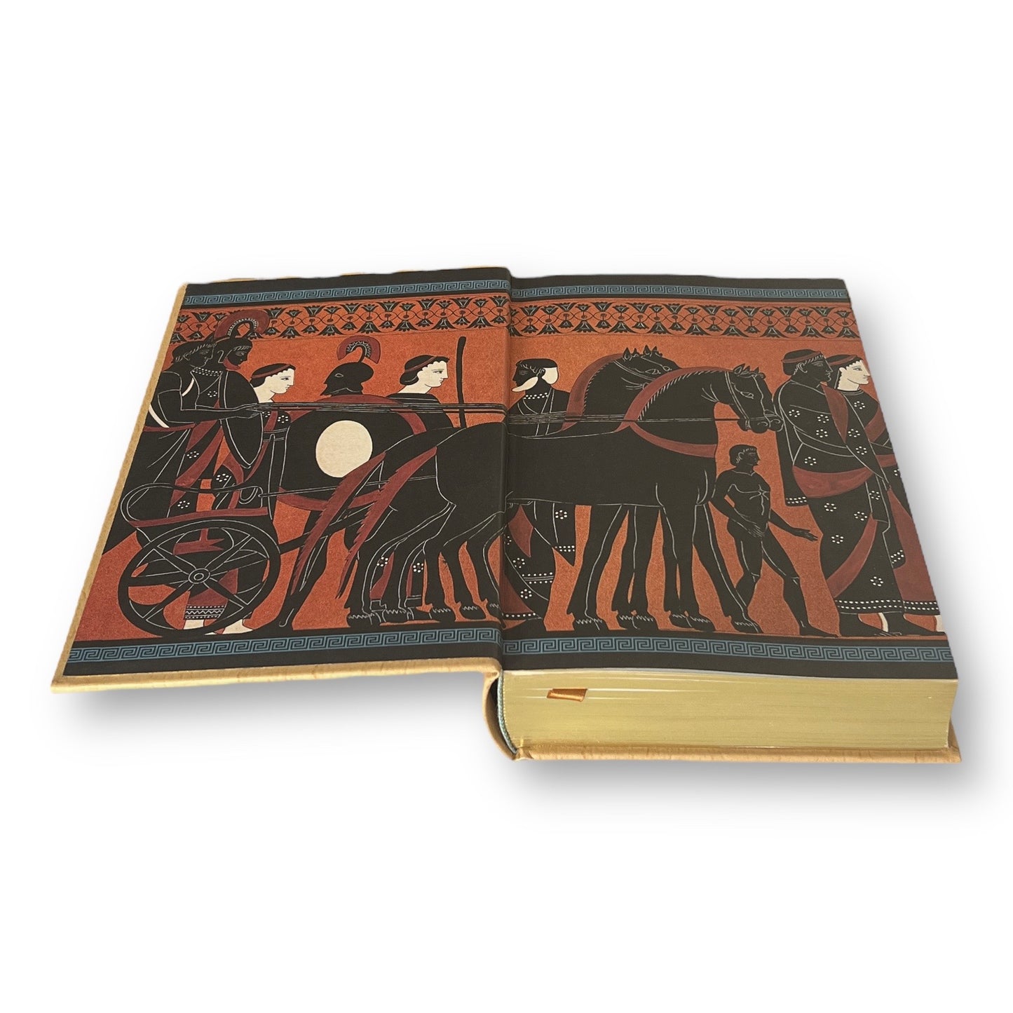 The ILIAD and The ODYSSEY by HOMER translated by Samuel Butler - Collectible Deluxe Edition - Leather Bound Hardcover - Classic Book