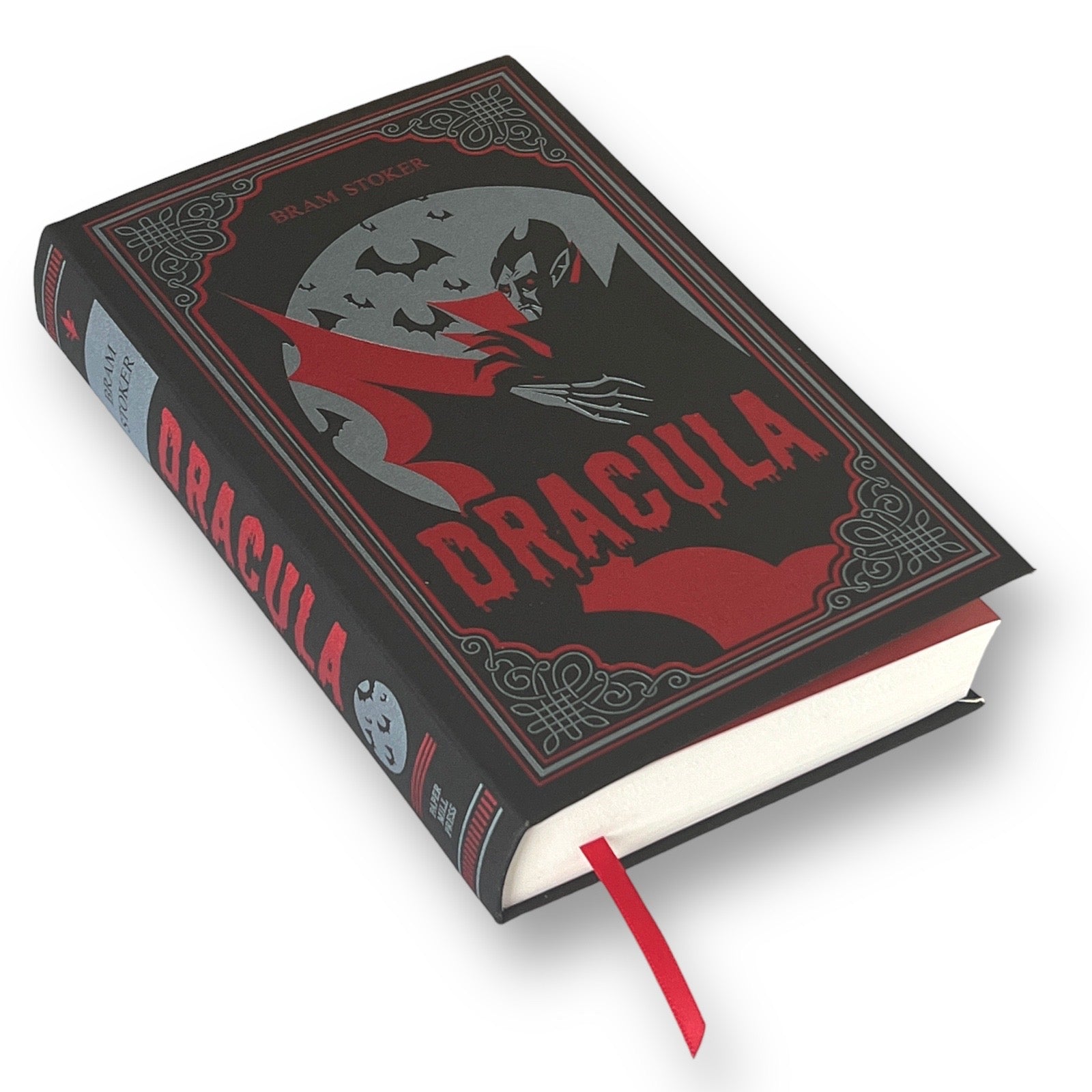 Leather covered copy of Dracula by Bram store Stoker.