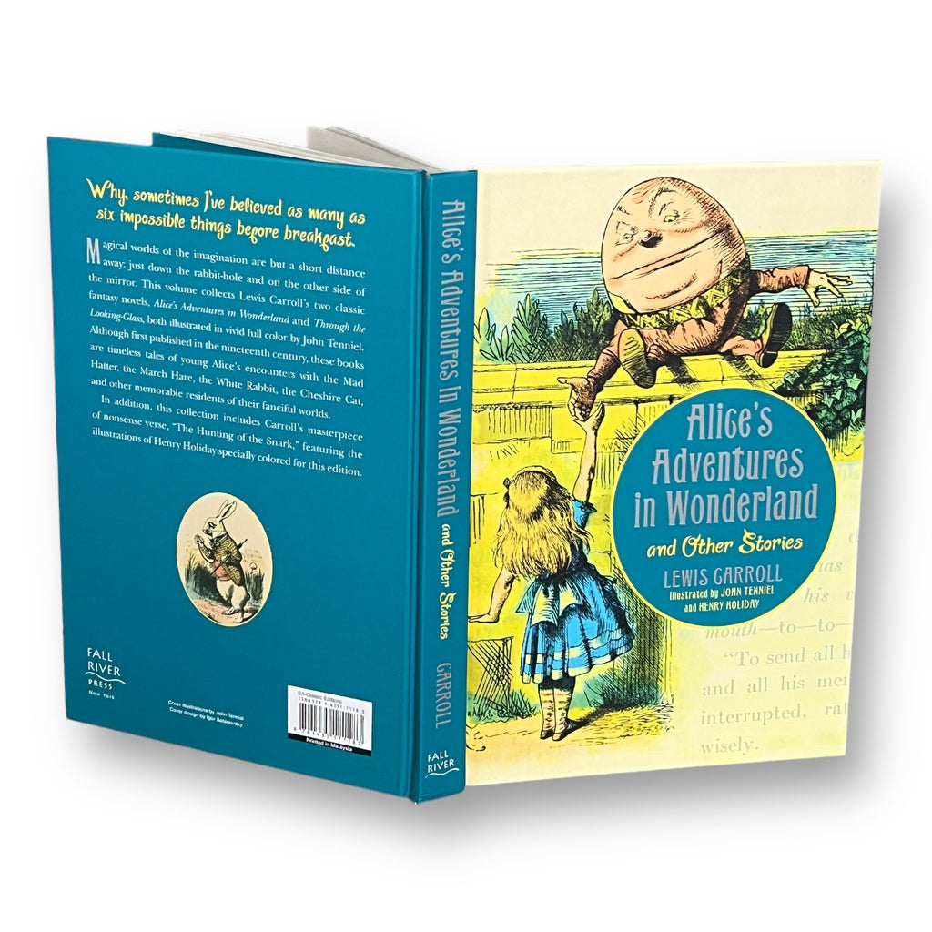 Alice's Adventures in Wonderland and Other Stories: Illustrated Edition by Lewis Carroll - Full-Color Deluxe Hardcover