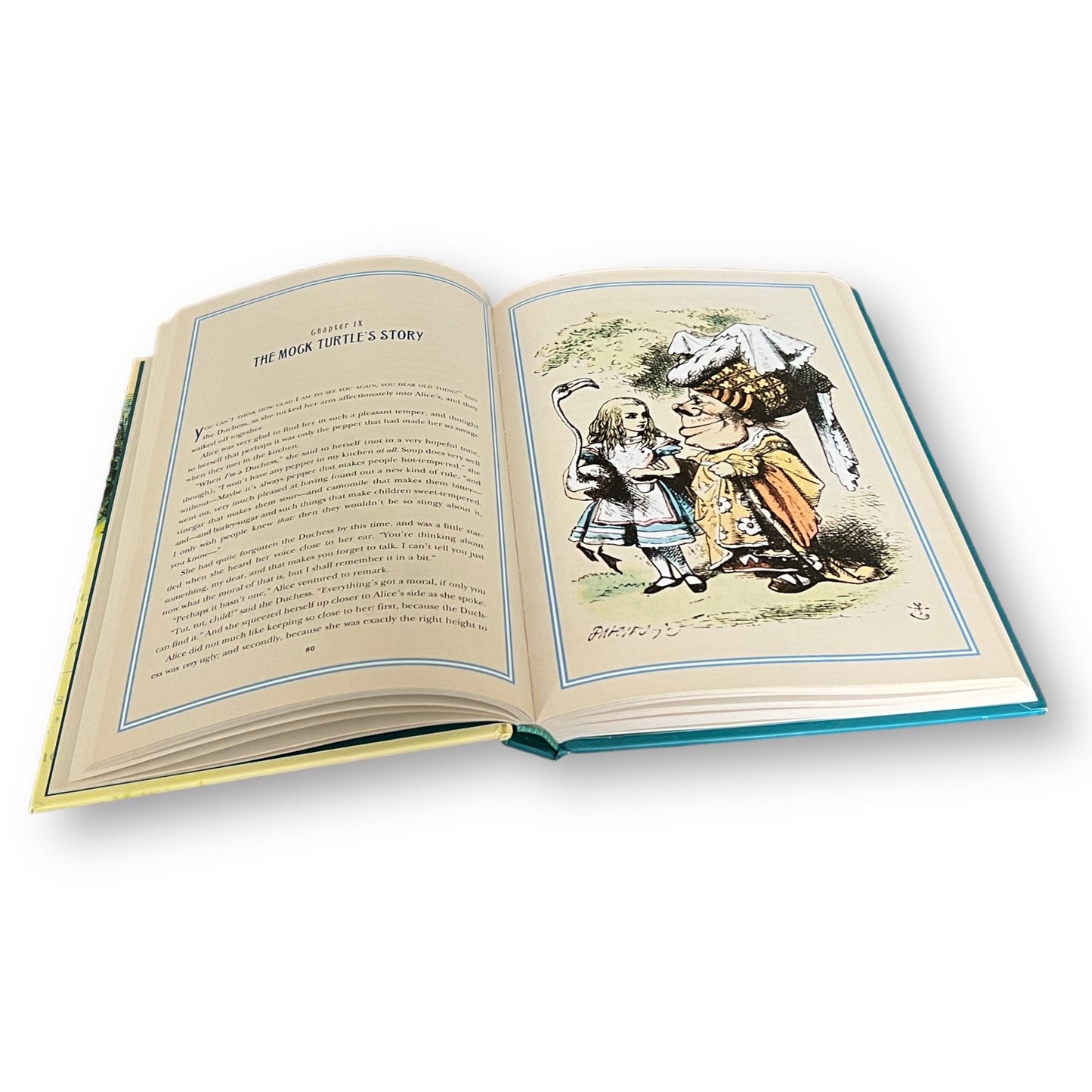 ALICE'S ADVENTURES In Wonderland by Lewis Carroll - Collectible Deluxe Illustrated Edition - Hardcover - Classic Book