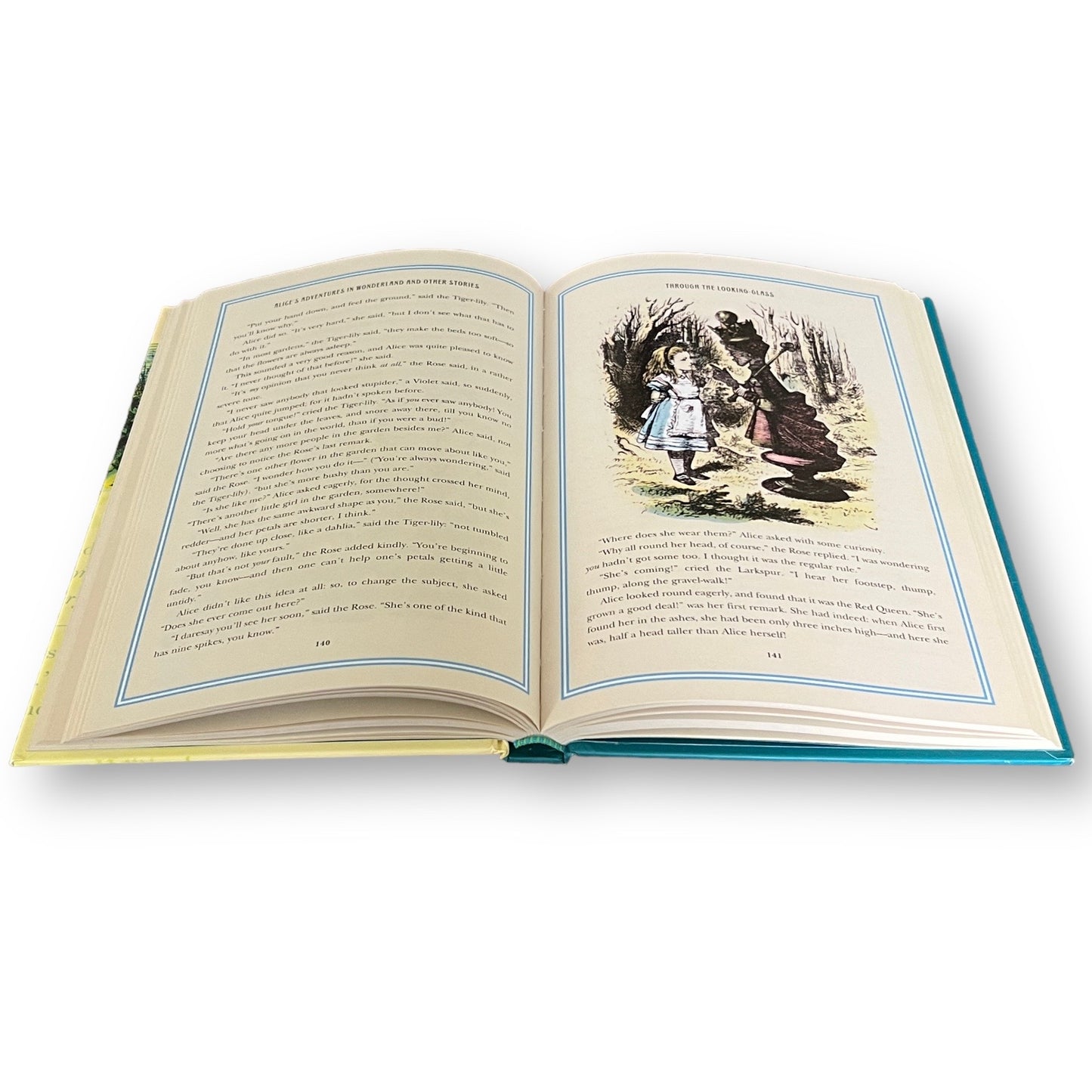 ALICE'S ADVENTURES In Wonderland by Lewis Carroll - Collectible Deluxe Illustrated Edition - Hardcover - Classic Book