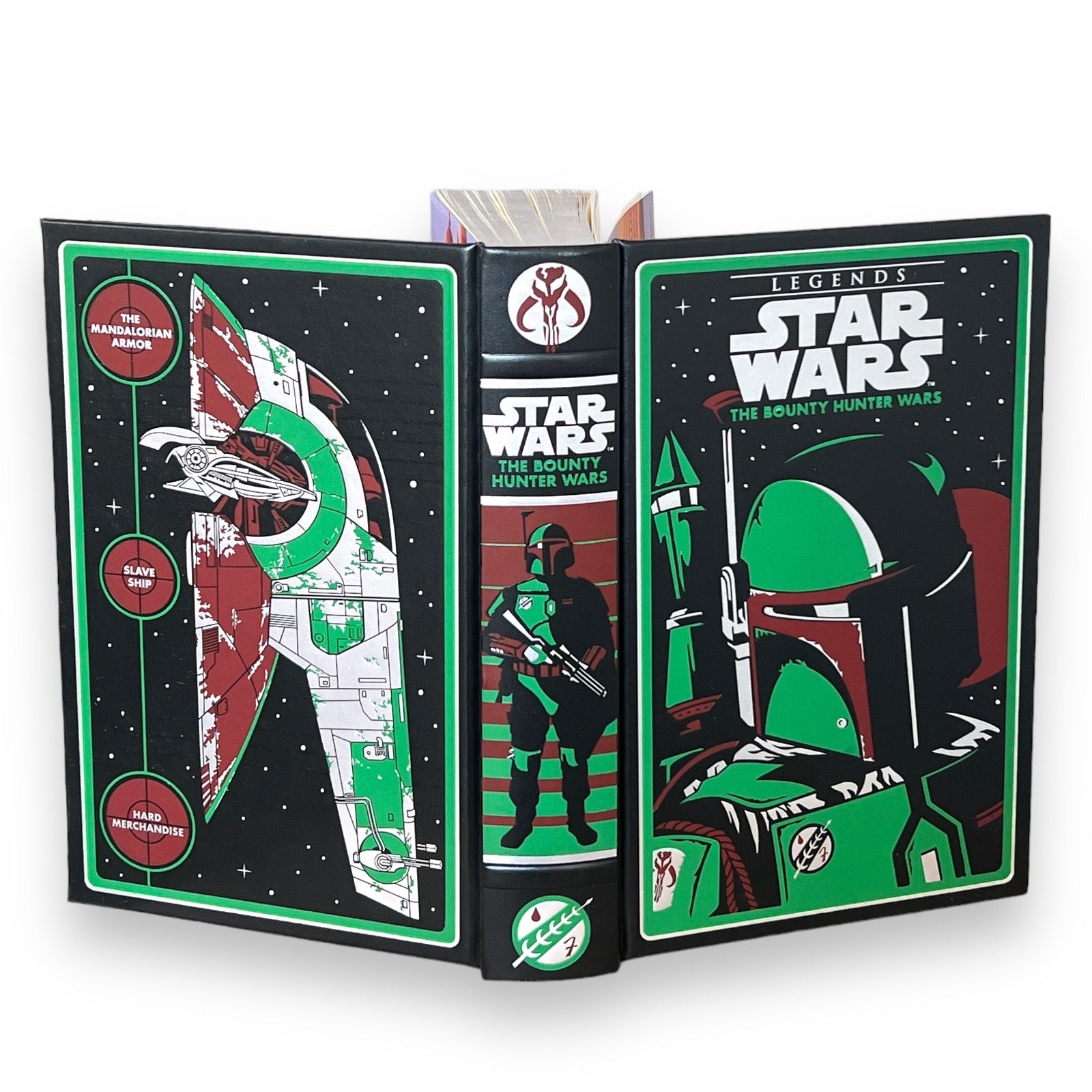 2-Book Set: STAR WARS The Bounty Hunter Wars & Tales Of Kenobi - Collectible Leather Bound Hardcover