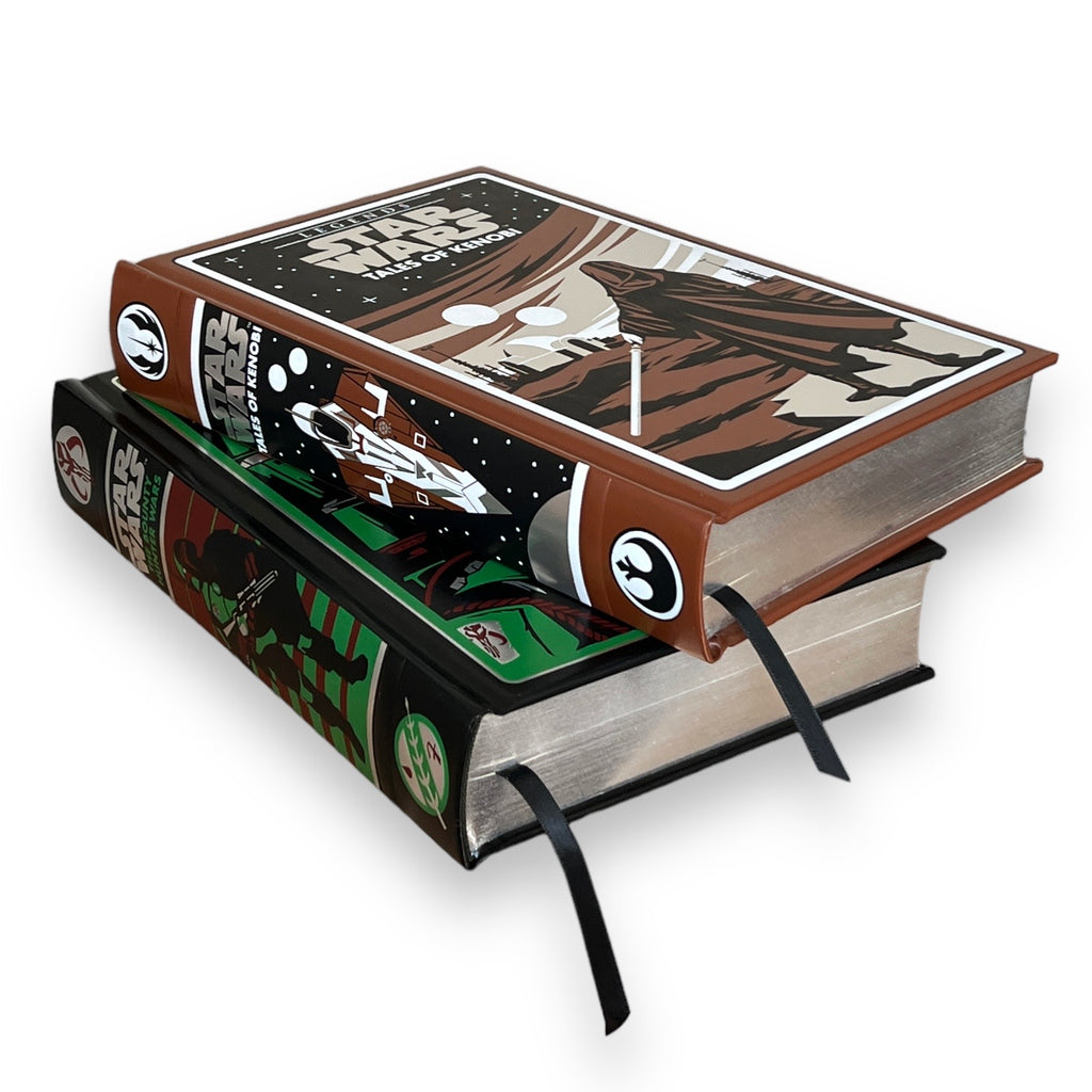 2-Book Set: STAR WARS The Bounty Hunter Wars & Tales Of Kenobi - Collectible Leather Bound Hardcover