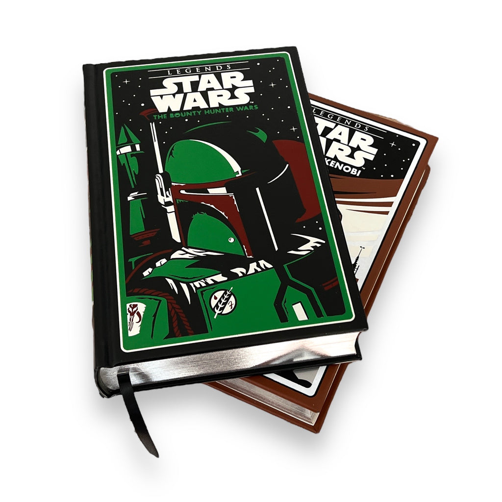 2-Book Set: STAR WARS The Bounty Hunter Wars & Tales Of Kenobi - Collectible Leather Bound Hardcover