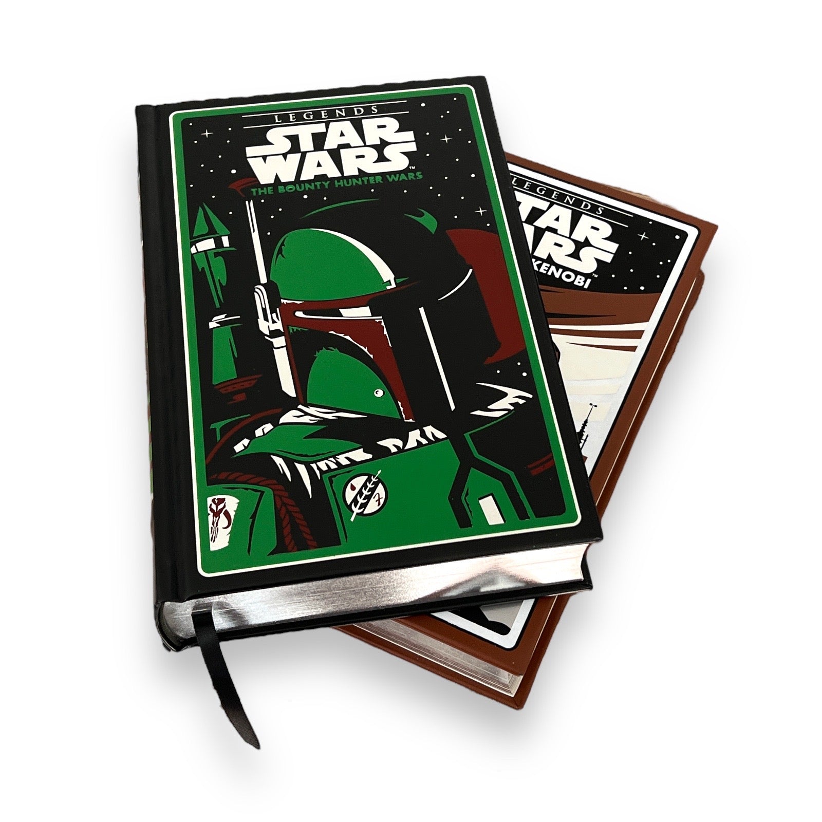 2-Book Set: STAR WARS The Bounty Hunter Wars & Tales Of Kenobi - Collectible Leather Bound Hardcover