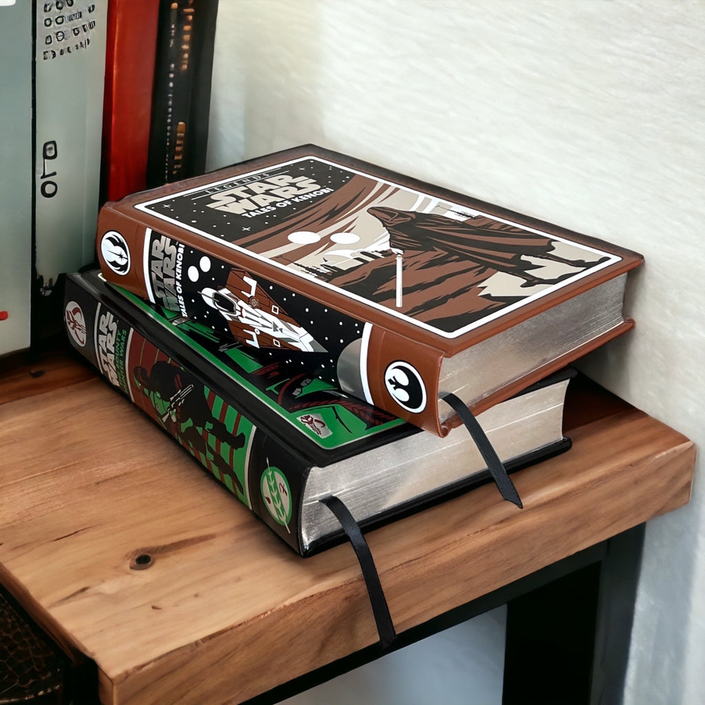 2-Book Set: STAR WARS The Bounty Hunter Wars & Tales Of Kenobi - Collectible Leather Bound Hardcover