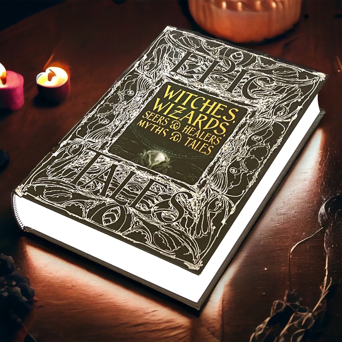 WITCHES, WIZARDS, SEERS And Healers Myths & Tales Gothic Fantasy - Collectible Deluxe Special Gift Edition - Hardcover - Classic Book