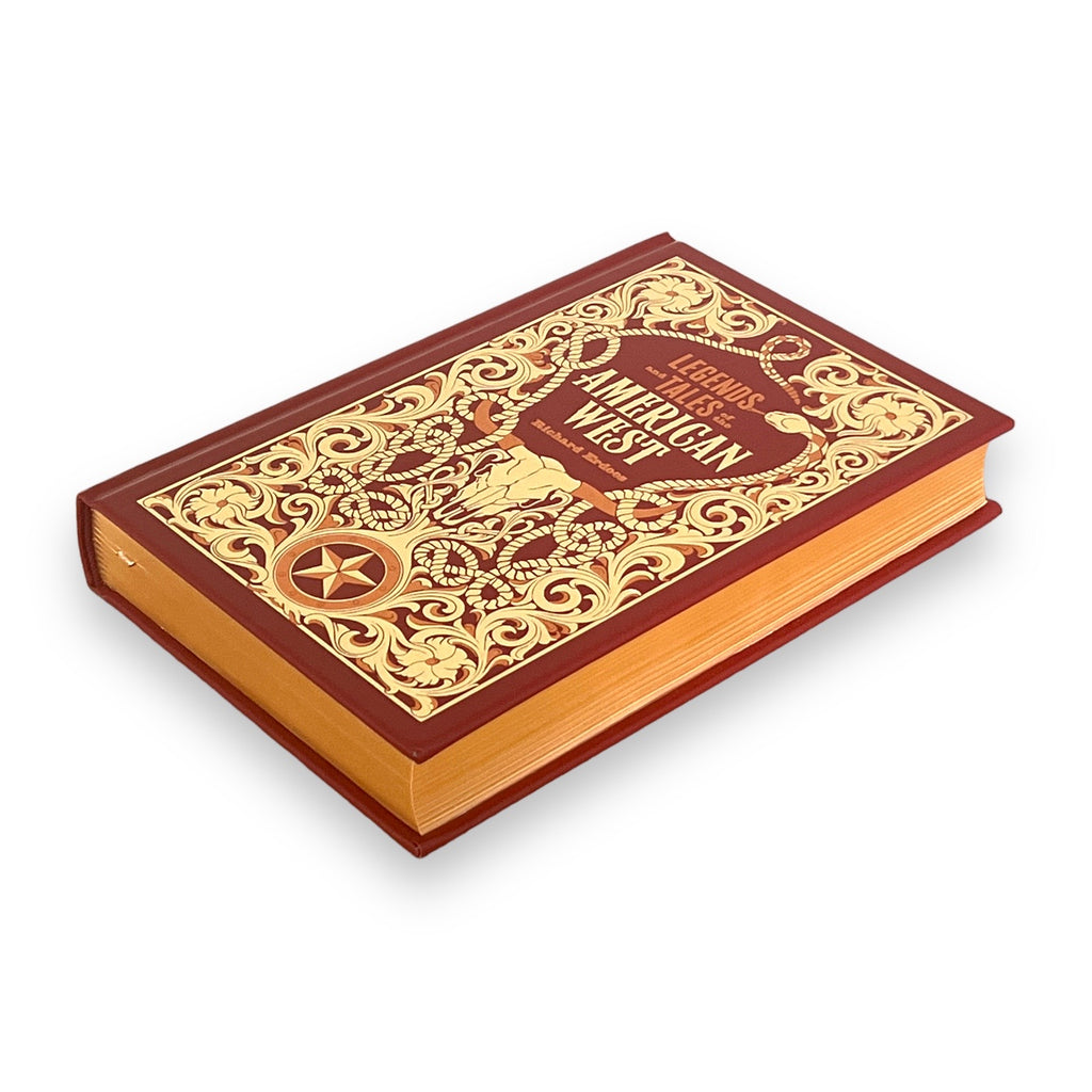 AMERICAN WEST The Legends & Tales Richard Erdoes - ILLUSTRATED Collectible Deluxe Gift Edition - Leather Bound Hardcover - Classic Book