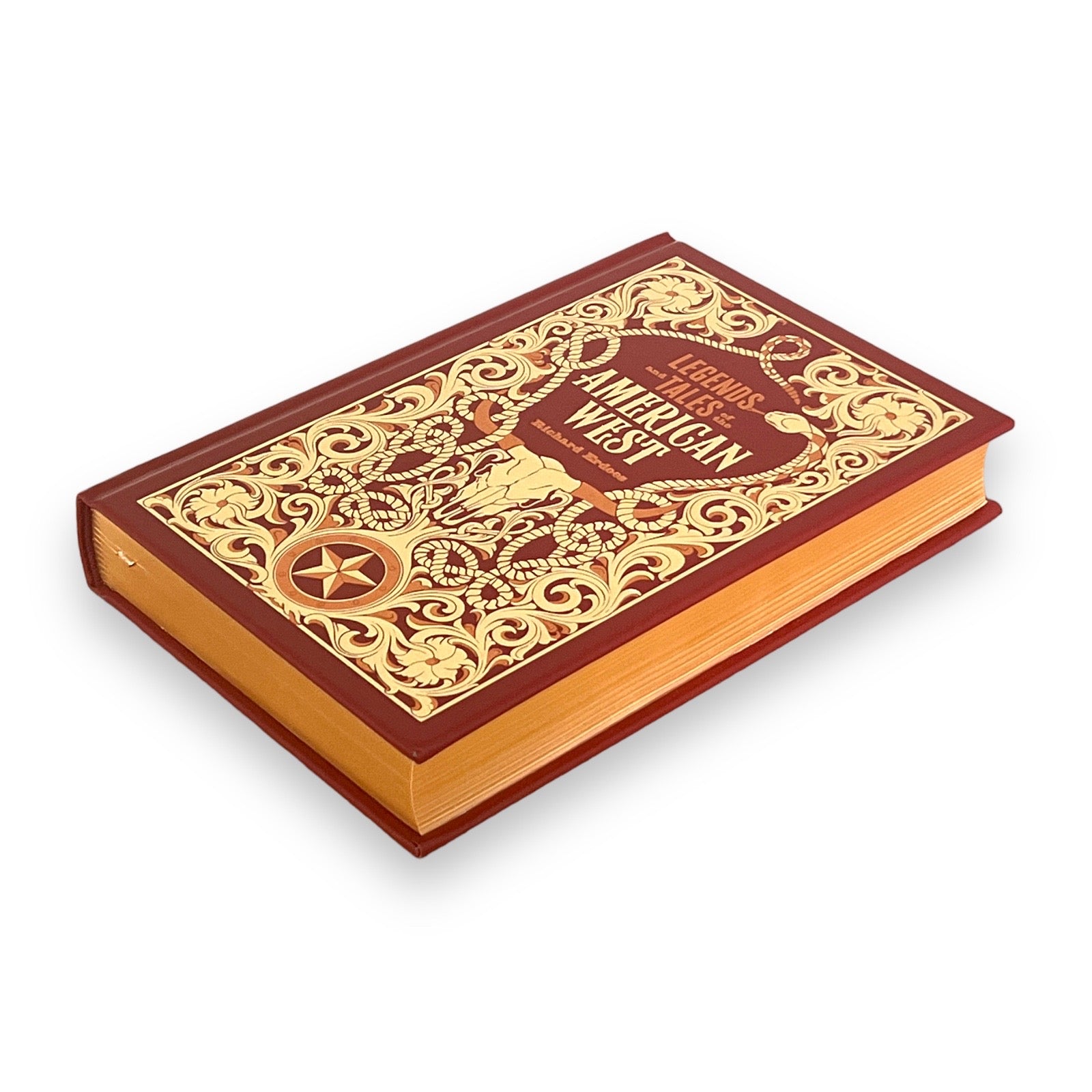 AMERICAN WEST The Legends & Tales Richard Erdoes - ILLUSTRATED Collectible Deluxe Gift Edition - Leather Bound Hardcover - Classic Book