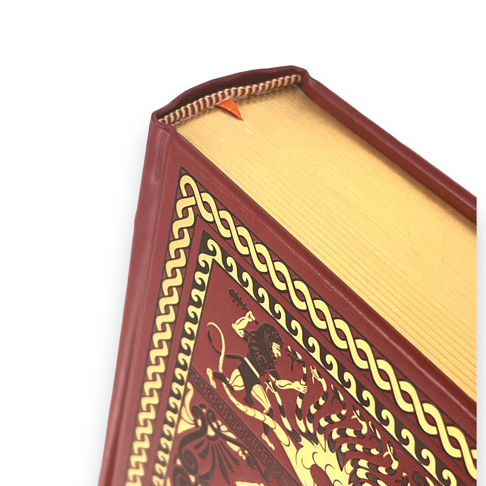 Gods and Heroes of Ancient Greece by Gustav Schwab - Collectible Leather Bound Hardcover