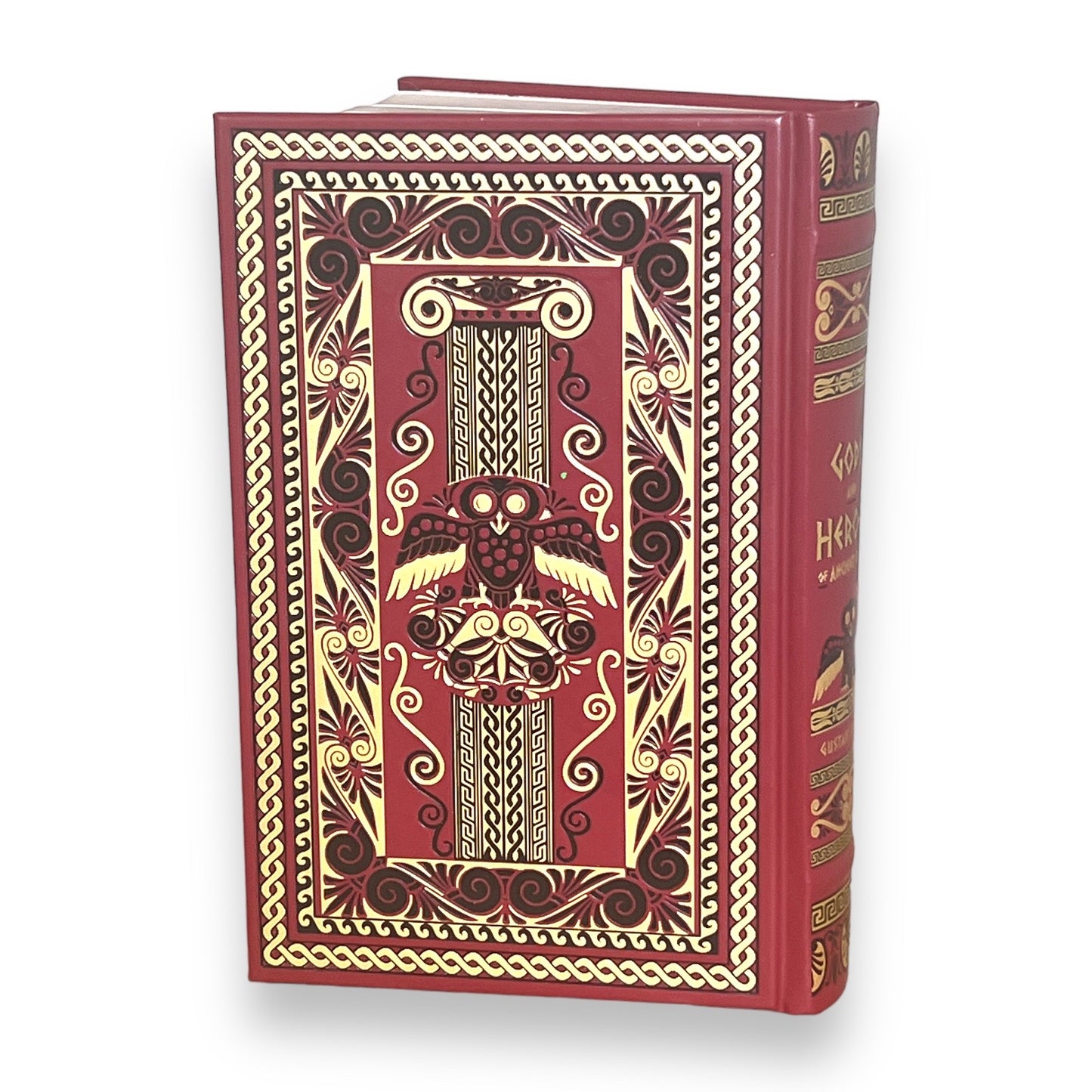 GODS AND HEROES Of Ancient Greece by Gustav Schwab - Collectible Deluxe Gift Edition - Leather Bound Hardcover - Best Seller - Classic Book