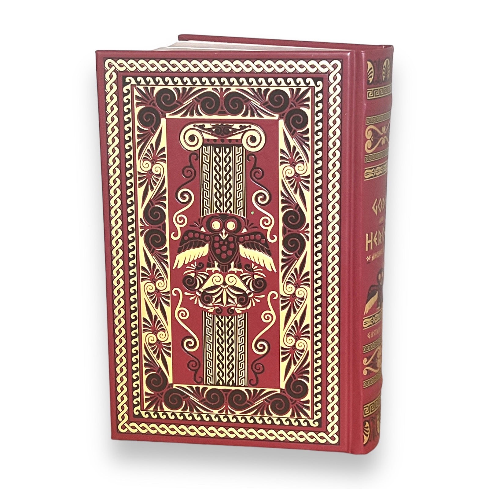 Gods and Heroes of Ancient Greece by Gustav Schwab - Collectible Leather Bound Hardcover