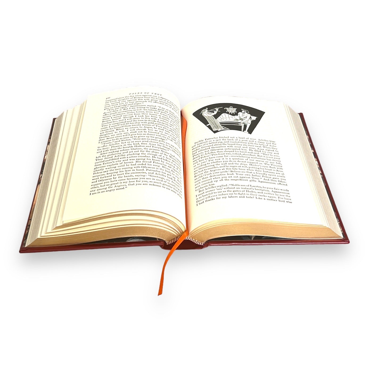 Gods and Heroes of Ancient Greece by Gustav Schwab - Collectible Leather Bound Hardcover