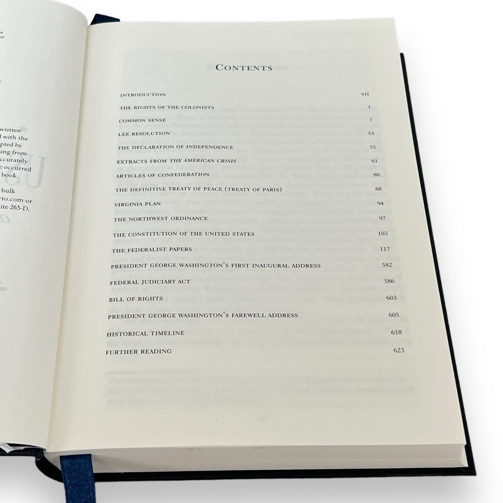 The Constitution of the United States of America and Other Writings of the Founding Fathers - Collectible Deluxe Hardcover