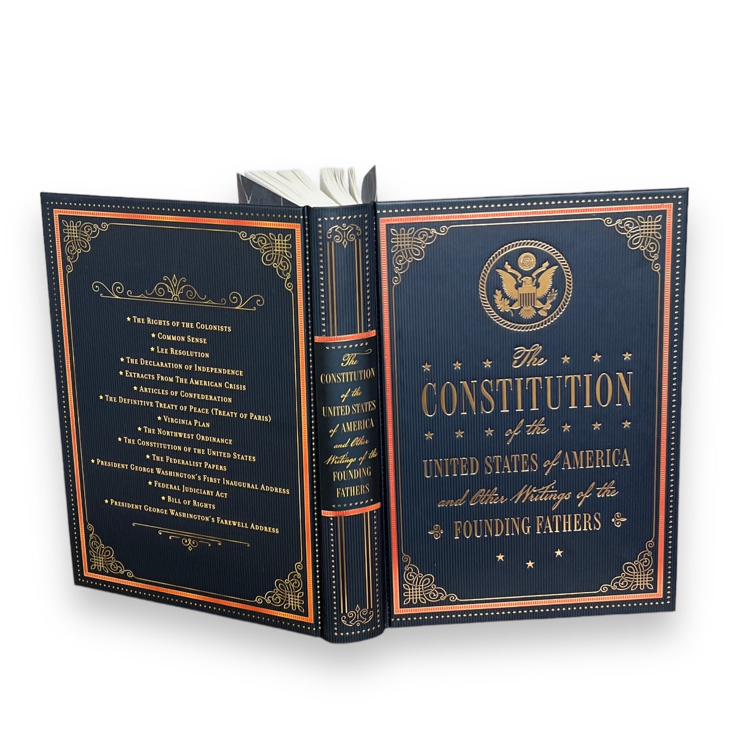 The CONSTITUTION of The USA & Other Writings of Founding Fathers - Collectible Deluxe Special Gift Edition - Hardcover - Classic Book