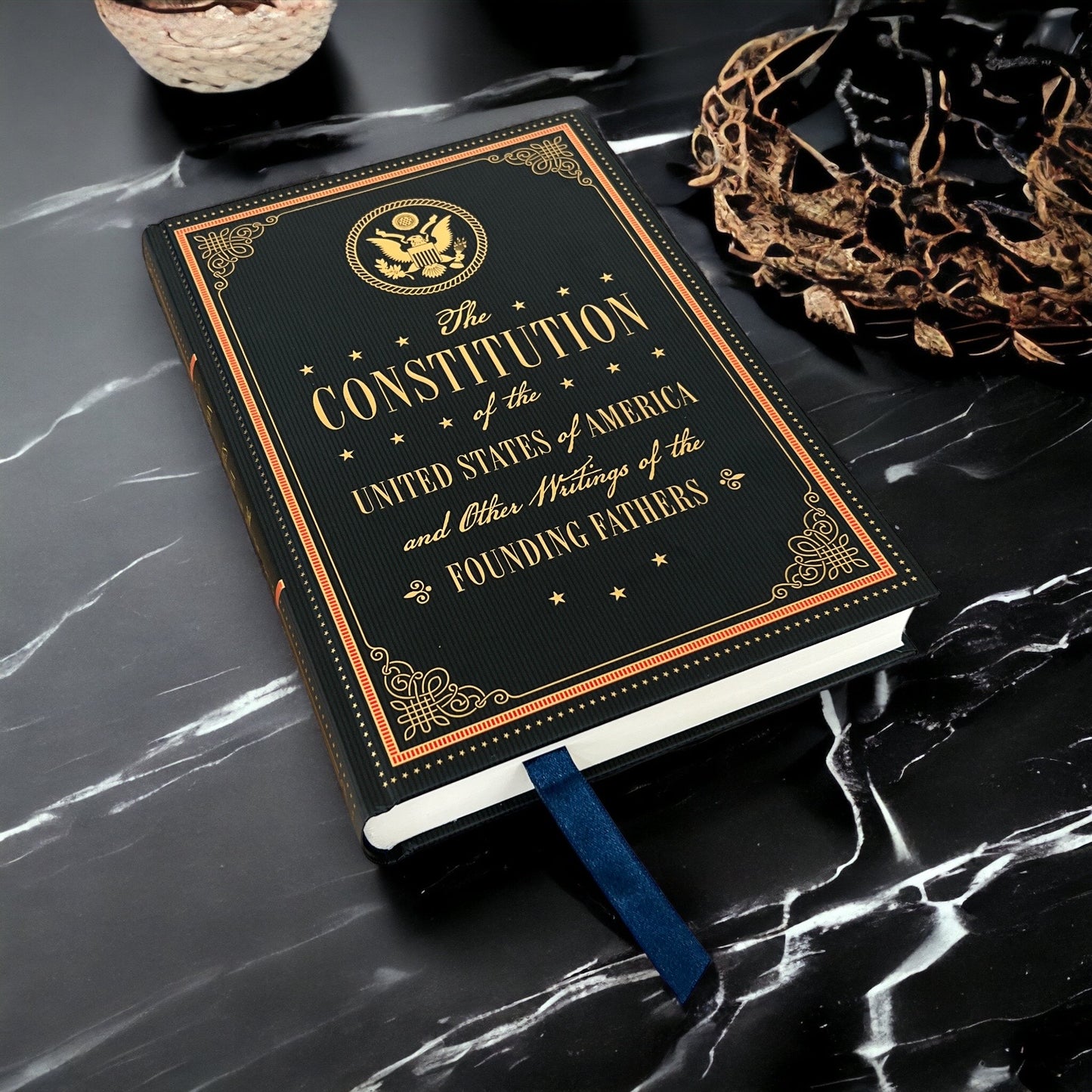 The CONSTITUTION of The USA & Other Writings of Founding Fathers - Collectible Deluxe Special Gift Edition - Hardcover - Classic Book