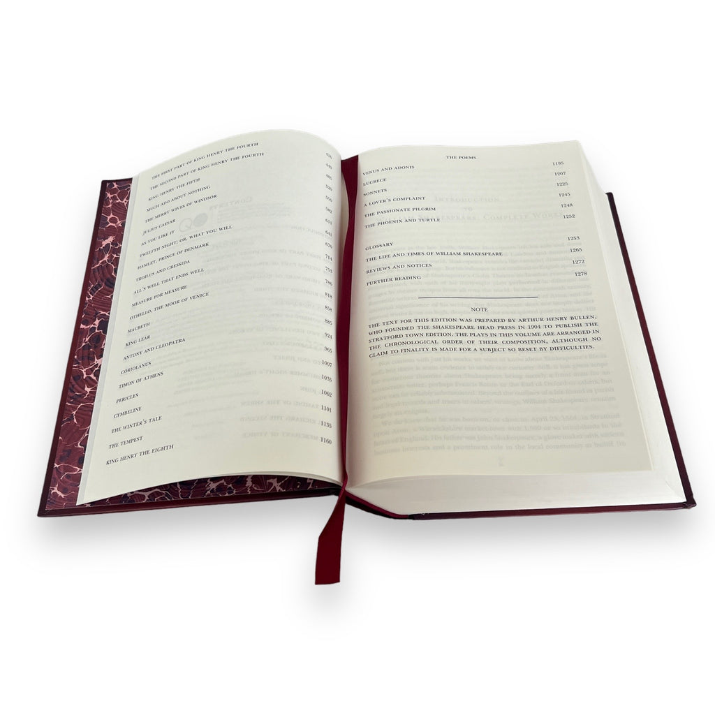The Complete Works of William Shakespeare: Romeo Juliet, Hamlet, Othello & Others - Collectible Deluxe Hardcover