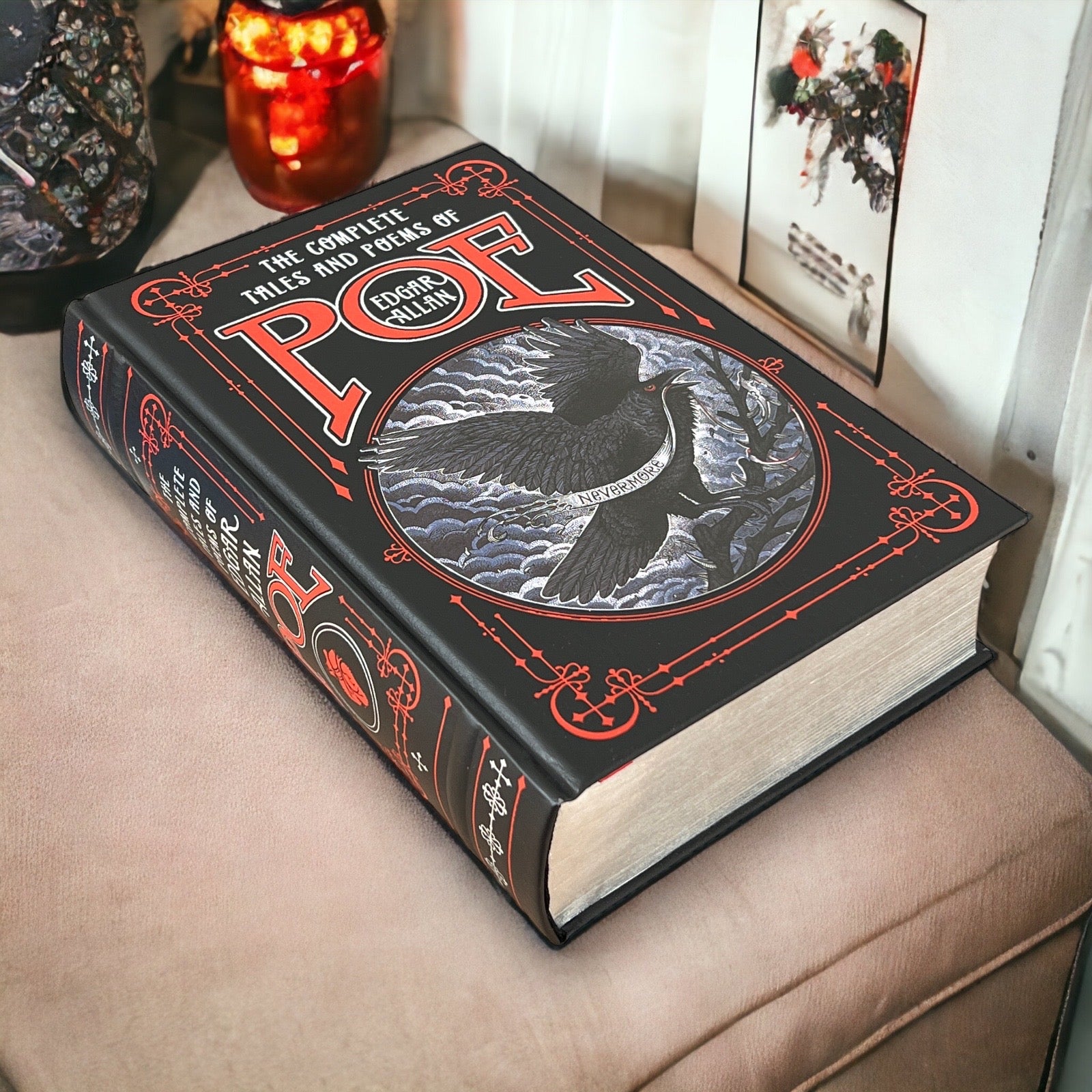 The Complete Tales and Poems of Edgar Allan Poe - Collectible Leather Bound Hardcover