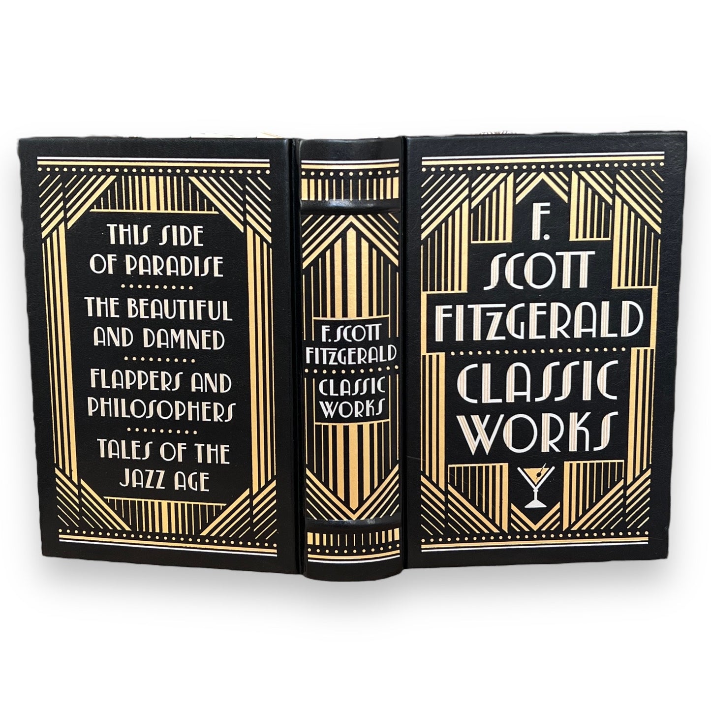 F. Scott Fitzgerald Classic Works: Beautiful and Damned and others - Collectible Deluxe Edition - Leather Bound Hardcover - Classic Book