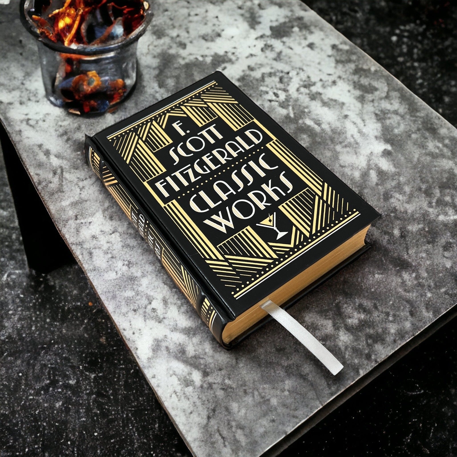 F. Scott Fitzgerald Classic Works: Beautiful and Damned and others - Collectible Deluxe Edition - Leather Bound Hardcover - Classic Book