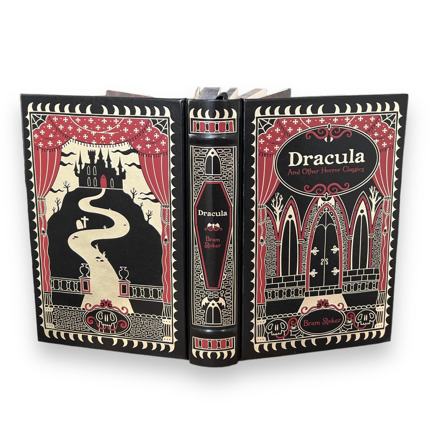 Dracula by Bram Stoker - Collectible Deluxe Special Leather Bound Hardcover Edition