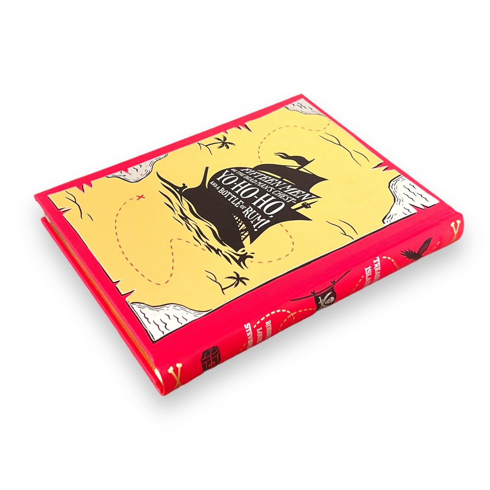Treasure Island by Robert Louis Stevenson - Collectible Illustrated Leather Bound Hardcover