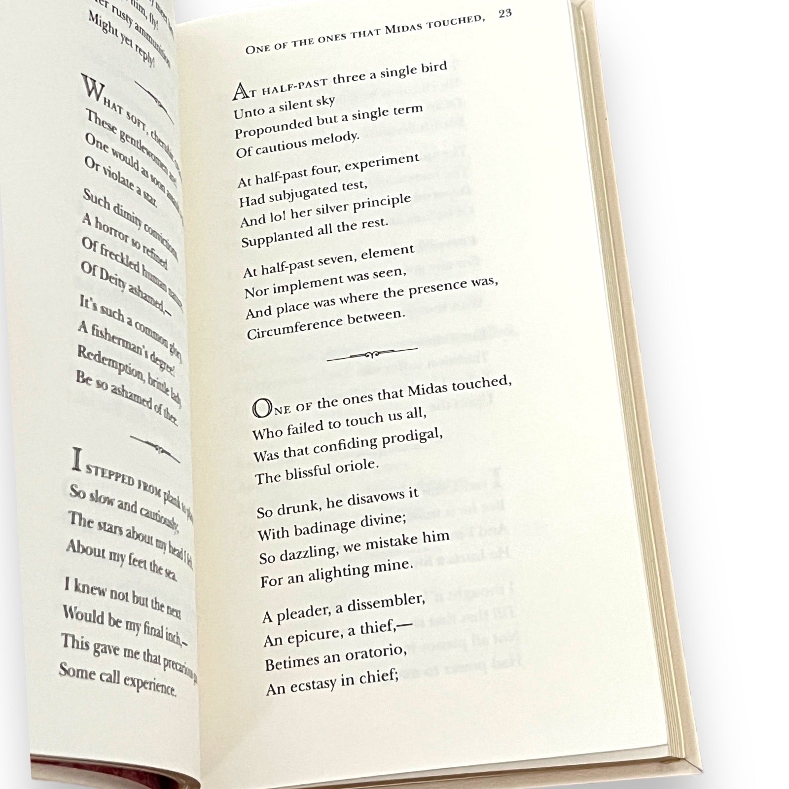 Selected Poems of Emily Dickinson - Collectible Flexi Bound Faux Leather Cover - Pocket Size 7"X4"