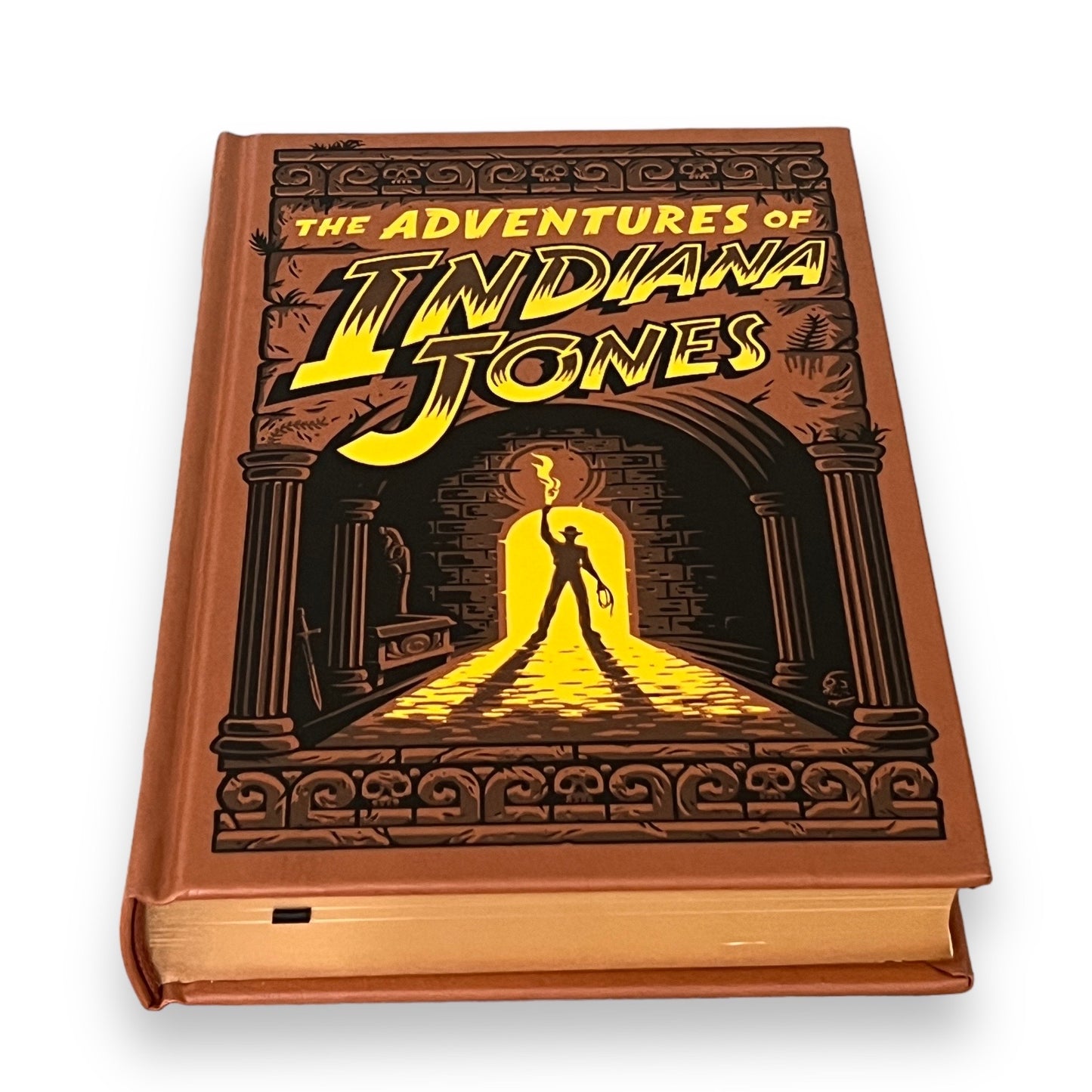 The ADVENTURES Of INDIANA JONES 3 Novels - Collectible Deluxe Special Gift Edition - Leather Bound Hardcover - Best Seller - Classic Book