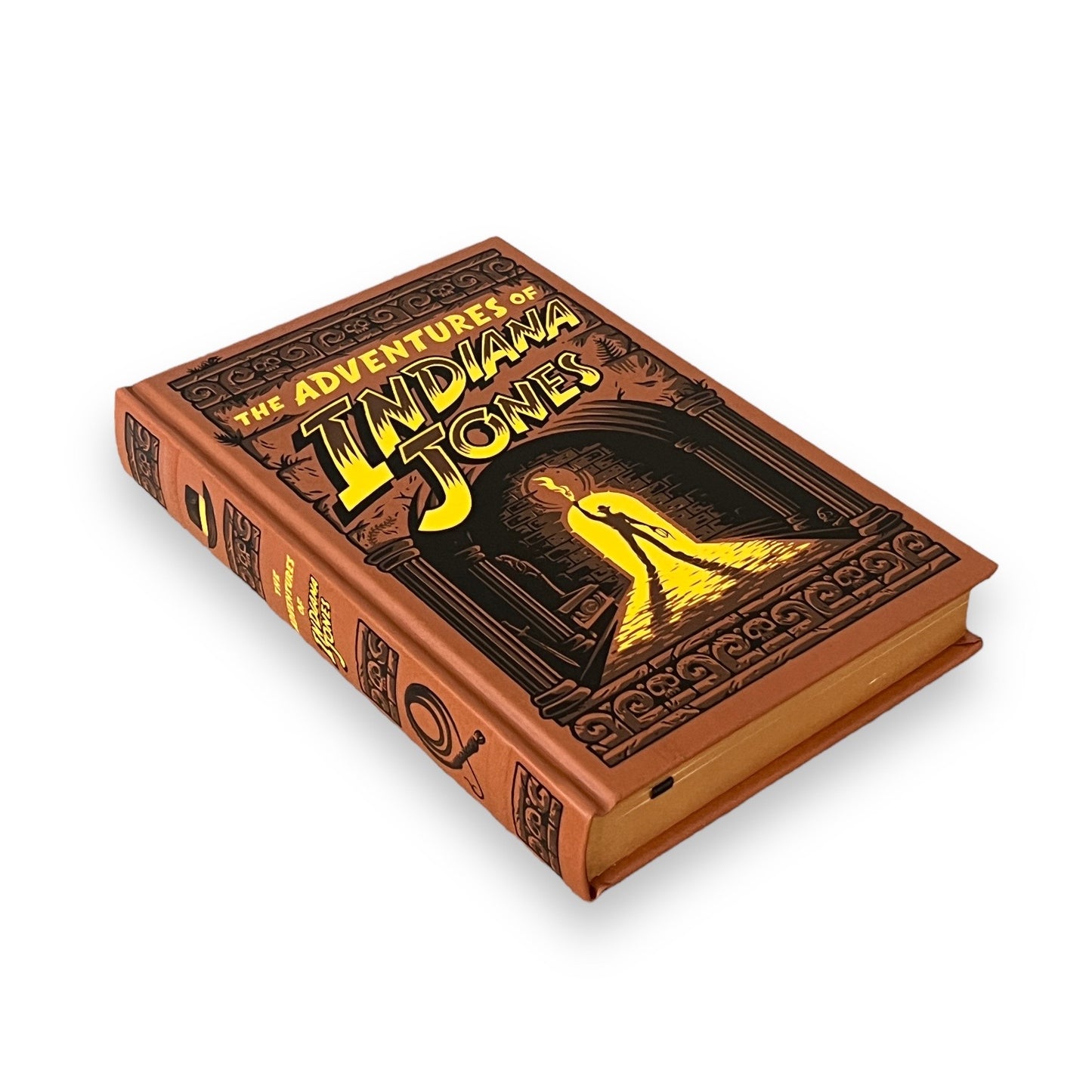 The ADVENTURES Of INDIANA JONES 3 Novels - Collectible Deluxe Special Gift Edition - Leather Bound Hardcover - Best Seller - Classic Book