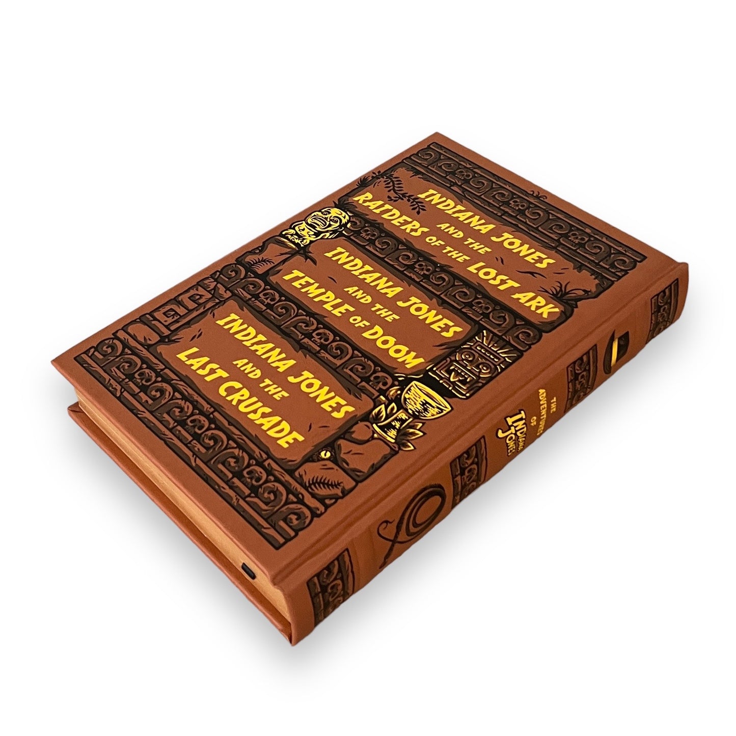 The ADVENTURES Of INDIANA JONES 3 Novels - Collectible Deluxe Special Gift Edition - Leather Bound Hardcover - Best Seller - Classic Book