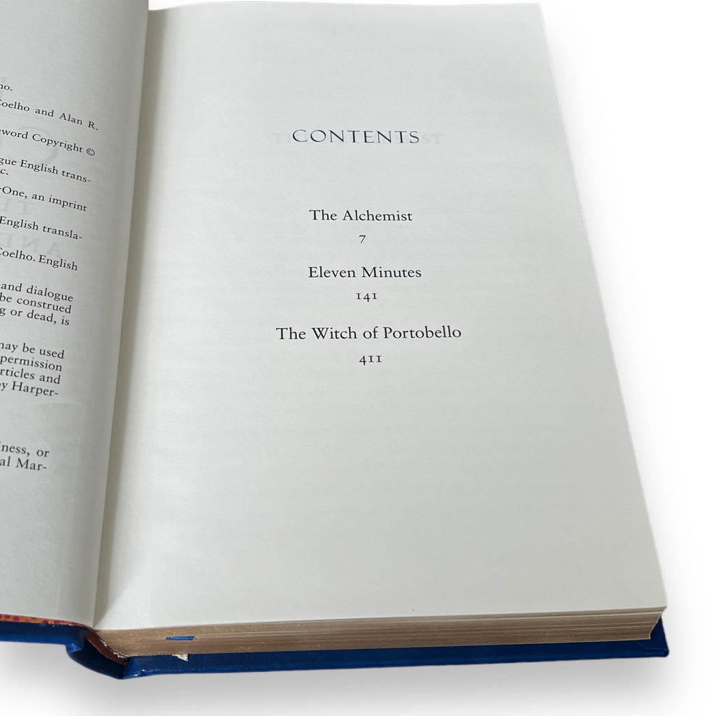 Paulo Coelho: ALCHEMIST, Eleven Minutes, Witch of Portobello - Collectible Leather Bound Hardcover
