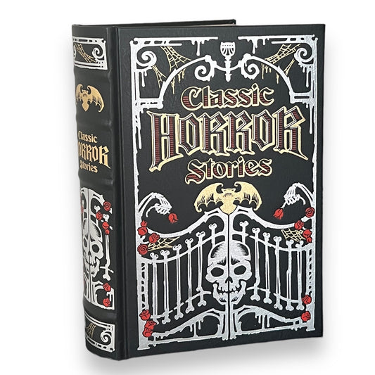 CLASSIC HORROR STORIES: Lovecraft, Edgar Poe + others - Collectible Deluxe Special Gift Edition - Leather Bound Hardcover - Classic Book