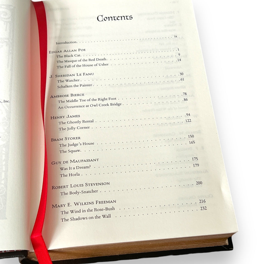 Classic Horror Stories: Lovecraft, Edgar Poe + more - Collectible Leather Bound Hardcover
