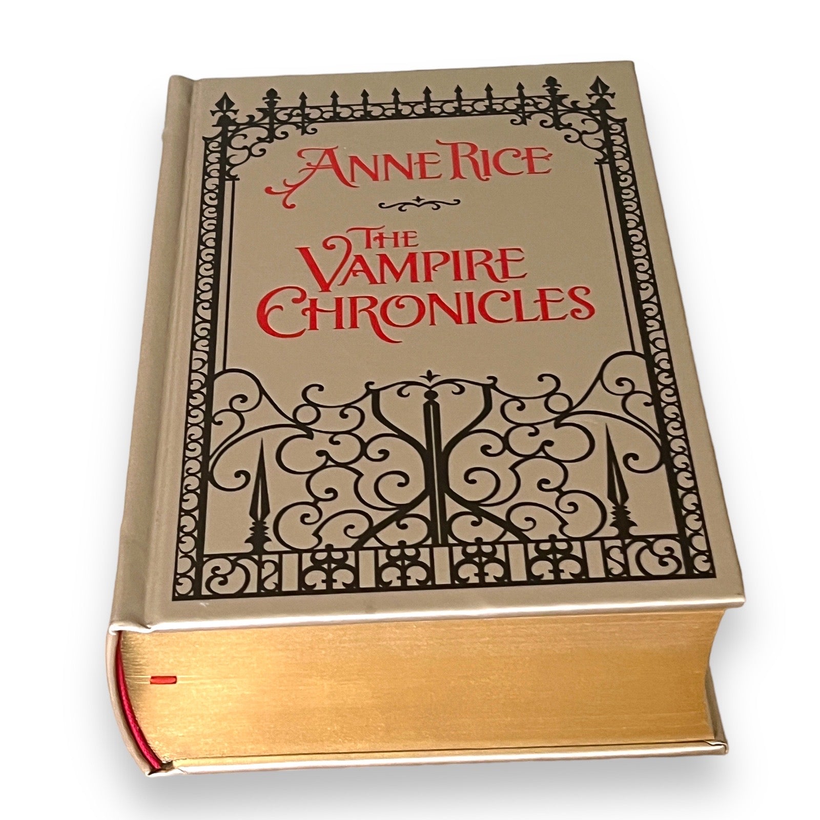 The Vampire Chronicles: Interview with a Vampire, The Vampire Lestat, and The Queen of the Damned by Anne Rice - Leather Bound Hardcover