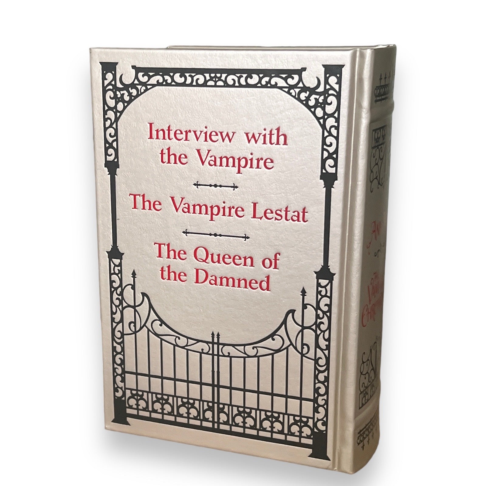 The Vampire Chronicles: Interview with a Vampire, The Vampire Lestat, and The Queen of the Damned by Anne Rice - Leather Bound Hardcover