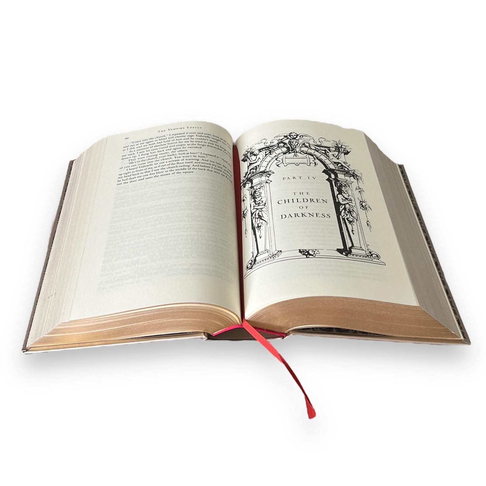 The Vampire Chronicles: Interview with a Vampire, The Vampire Lestat, and The Queen of the Damned by Anne Rice - Leather Bound Hardcover