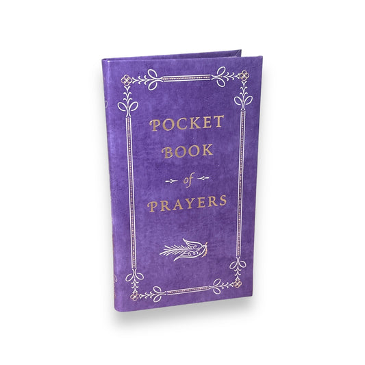 POCKET BOOK Of PRAYERS- Collectible Deluxe Pocket Size 7"X4" Gift Edition - Flexi Bound Faux Leather Cover - Classic Book