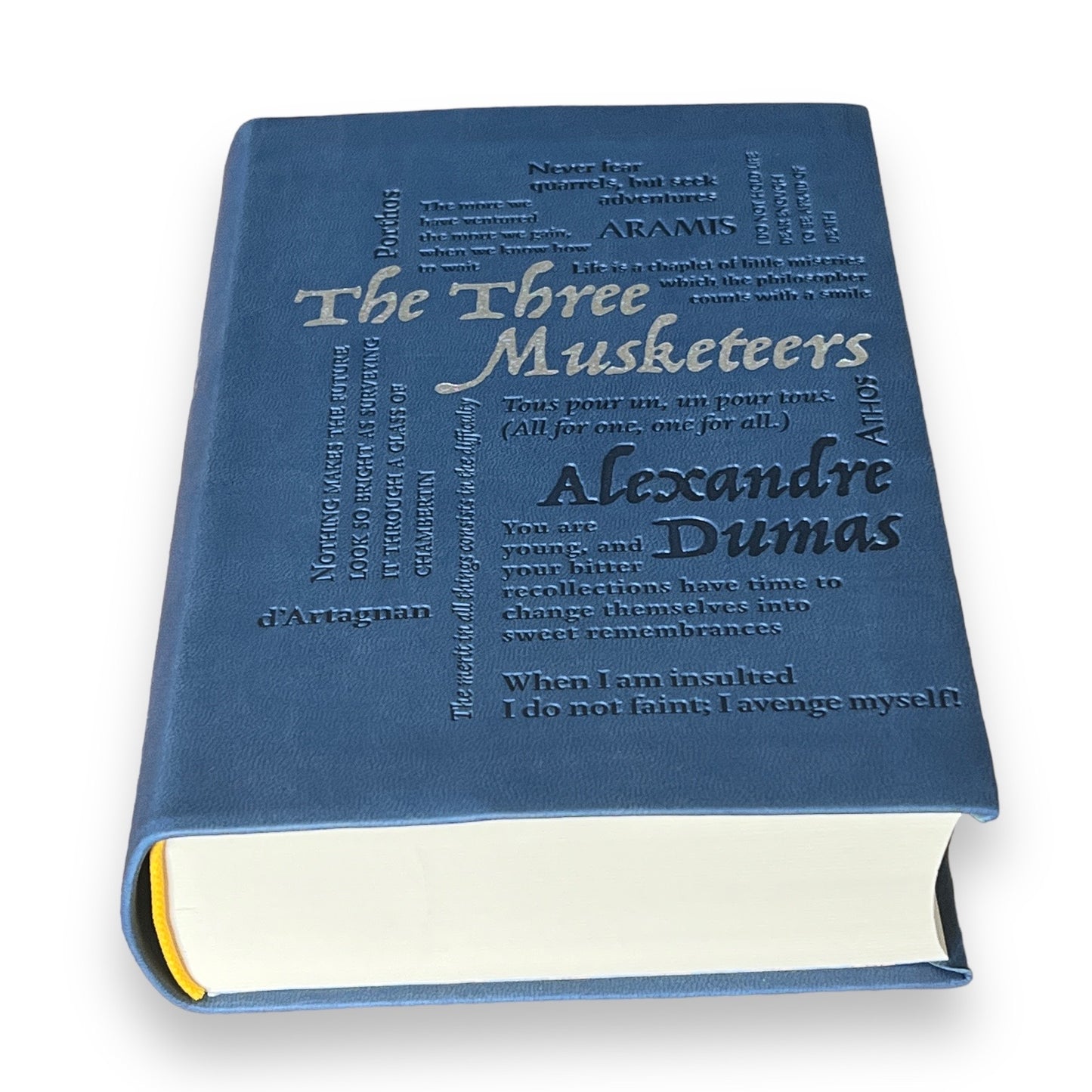 The THREE MUSKETEERS by Alexandre Dumas - Collectible Deluxe Special Gift Edition - Flexi Bound Faux Leather feel Cover - Classic Book