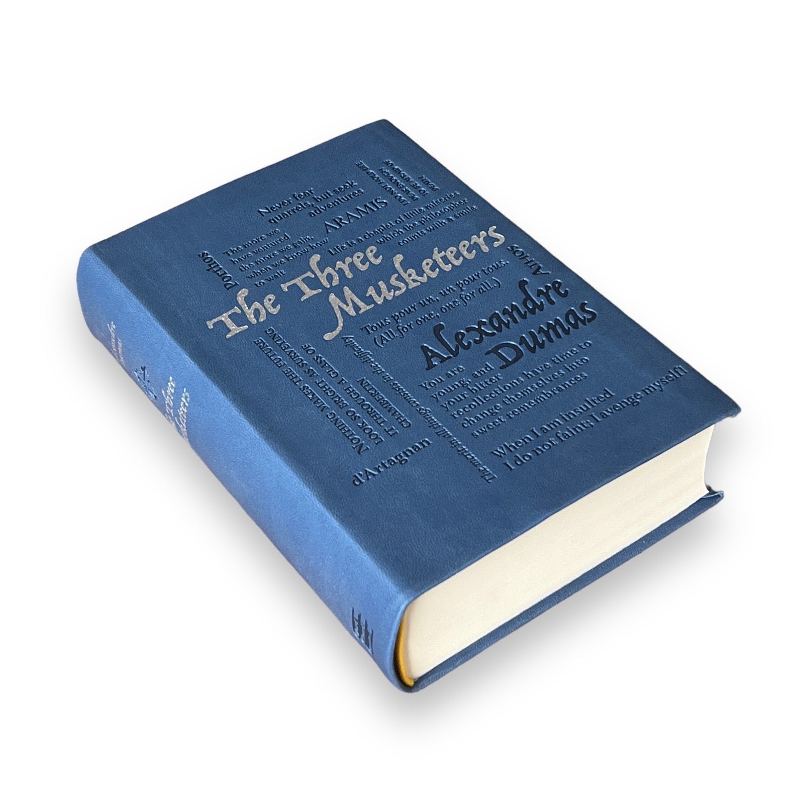 The THREE MUSKETEERS by Alexandre Dumas - Collectible Deluxe Special Gift Edition - Flexi Bound Faux Leather feel Cover - Classic Book