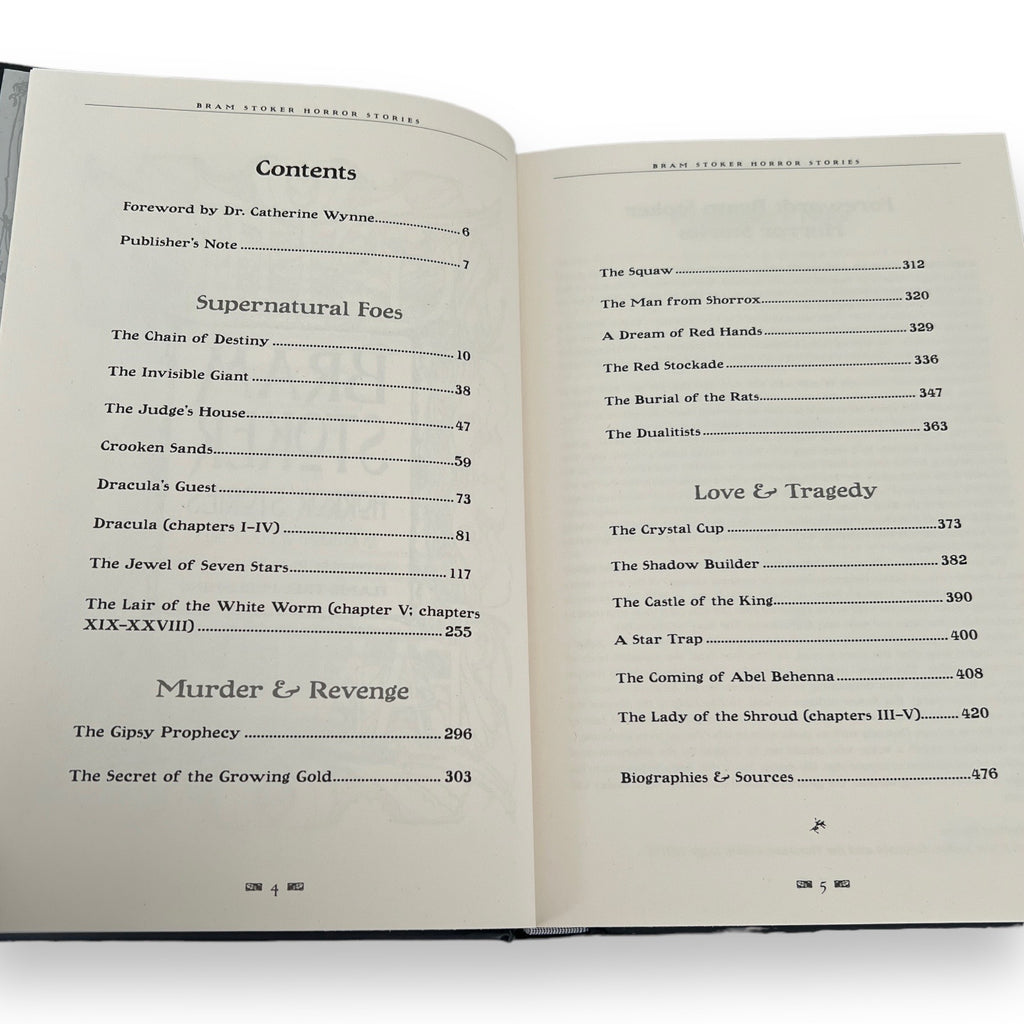 Bram Stoker: Dracula & Other Horror Stories Gothic Fantasy - Collectible Deluxe Hardcover