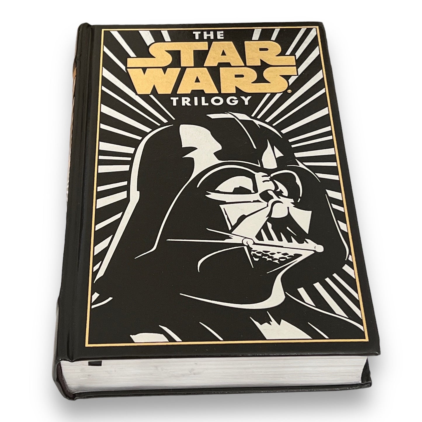 The STAR WARS TRILOGY (Darth Vader) George Lucas - Collectible Deluxe Special Gift Edition - Leather Bound Hardcover - Best Seller Book