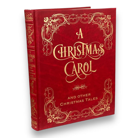 A CHRISTMAS CAROL & Other Tales by Charles Dickens - Collectible Special Deluxe Gift Edition - Leather Bound Hardcover - Classic Book