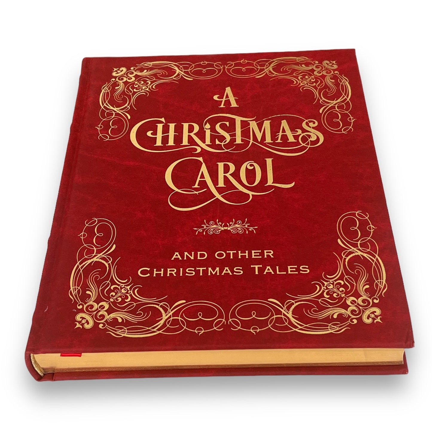 A CHRISTMAS CAROL & Other Tales by Charles Dickens - Collectible Special Deluxe Gift Edition - Leather Bound Hardcover - Classic Book