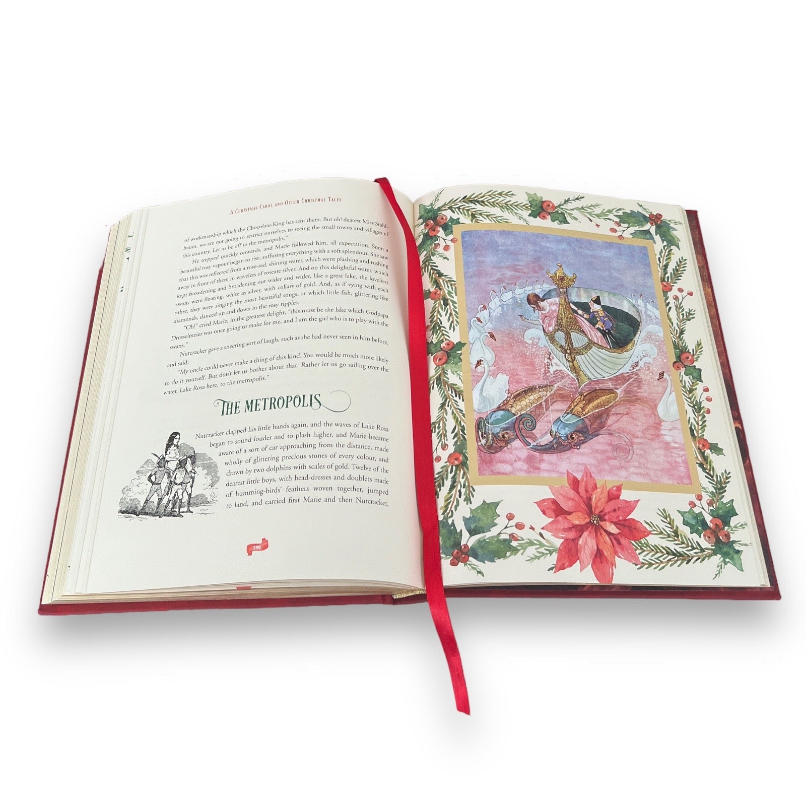 A Christmas Carol and Other Christmas Tales - Collectible Leather Bound Hardcover