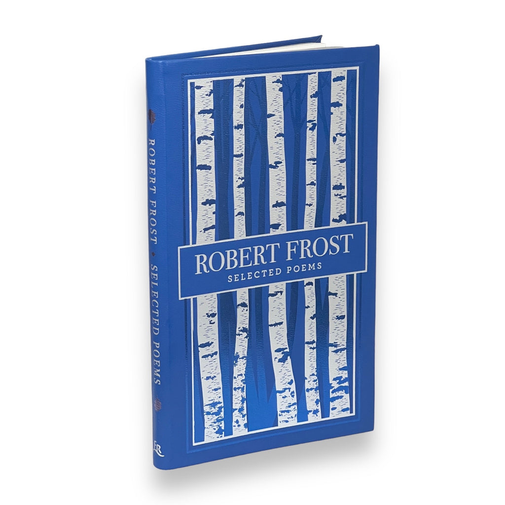 Robert Frost Selected Poems - Collectible Flexi Bound Faux Leather Cover - Pocket Size 7"X4"